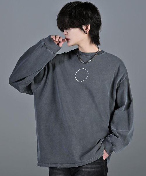 「ADRER」 長(zhǎng)袖Tシャツ S ブラック メンズ