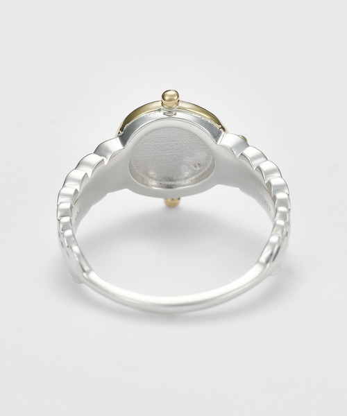 agete 指輪 リング 「牡牛座」シルバー／K10ダイヤモンドリング