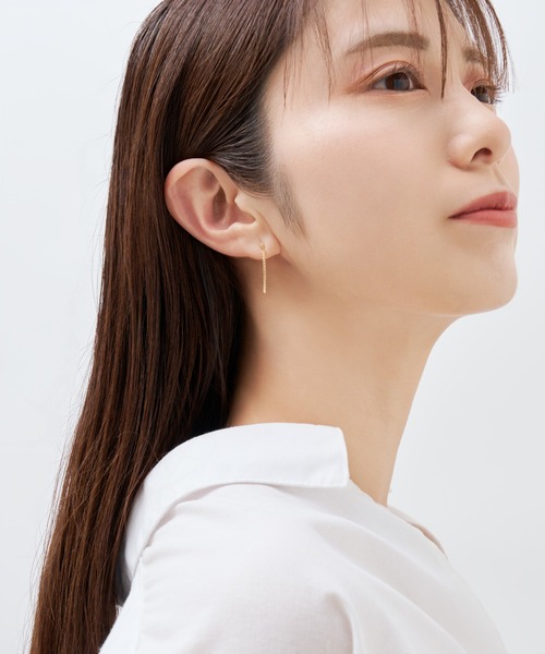 ピアス K18 ピアス レディース メンズの画像