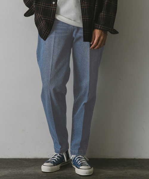 「URBAN RESEARCH DOORS」 デニムパンツ LARGE ブラック メンズ