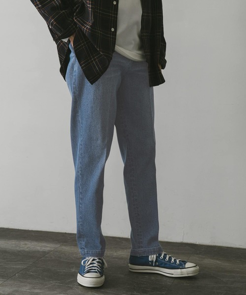 「URBAN RESEARCH DOORS」 デニムパンツ LARGE ブラック メンズ