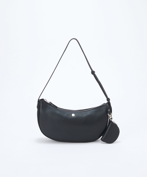 ✨美品✨ TOPKAPI　ショルダーバッグ　レザー　黒 TOPKAPI / トプカピ 【TREASURE TOPKAPI】シュリンクレザー
