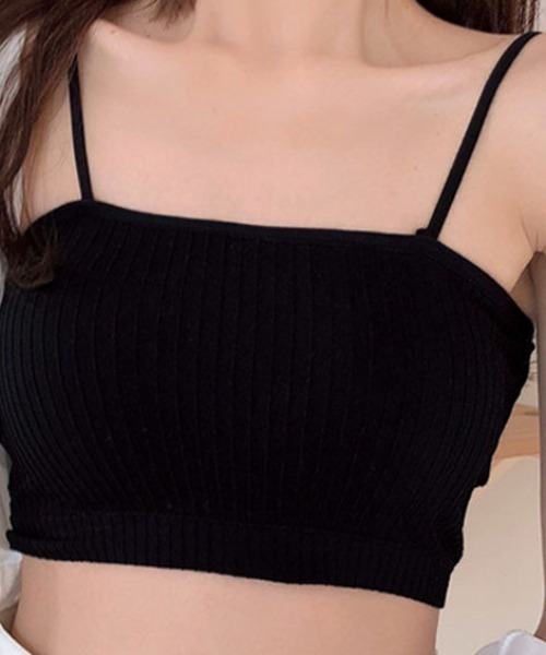 shoppinggo ブラトップ キャミソール 夏服 カップ付きキャミソール