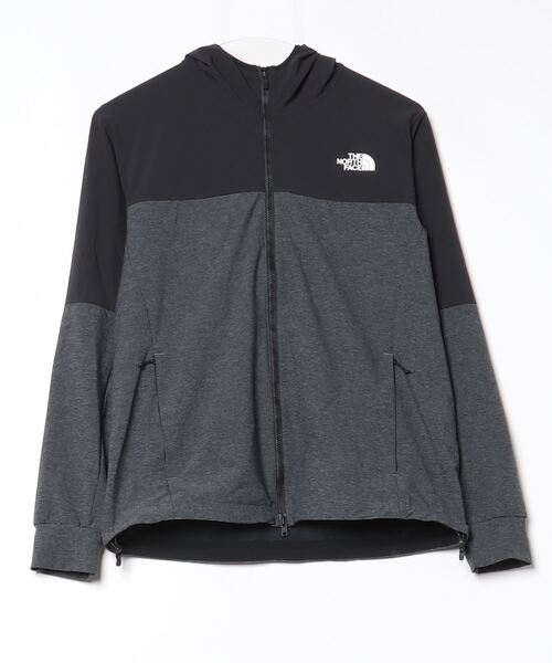 THE NORTH FACE 「THE FACE」 ジップアップパーカー M グレー