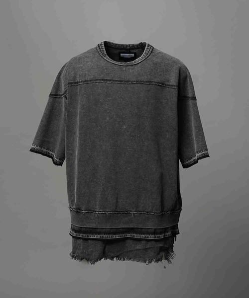 MAISON SPECIAL tシャツ 「UNISEX」Chemical Over-Dye Prime