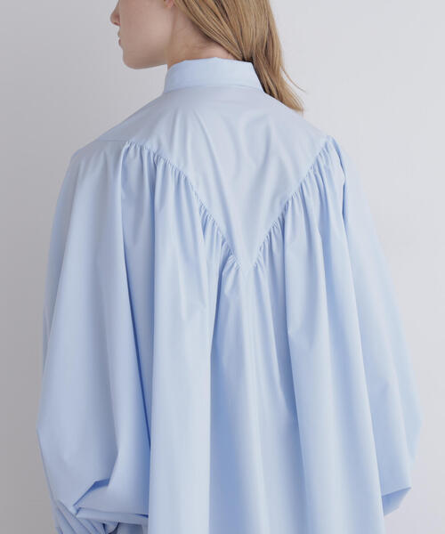 美品✨LE PHIL SOLOTEX ブロード バックギャザー ブラウス SOLOTEXブロードバックギャザーブラウス | LE PHIL（ル フィル