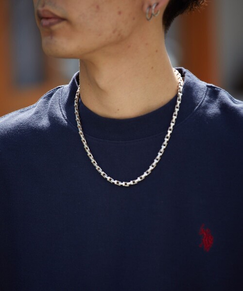 「U.S. POLO ASSN.」 ノースリーブトップス LARGE ブラック メンズ