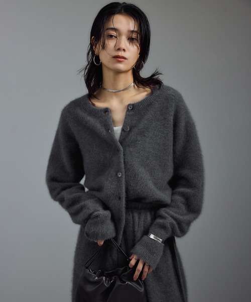 カーディガン FOXカシミヤ2WAYカーデ「セットアップ対応」 レディース