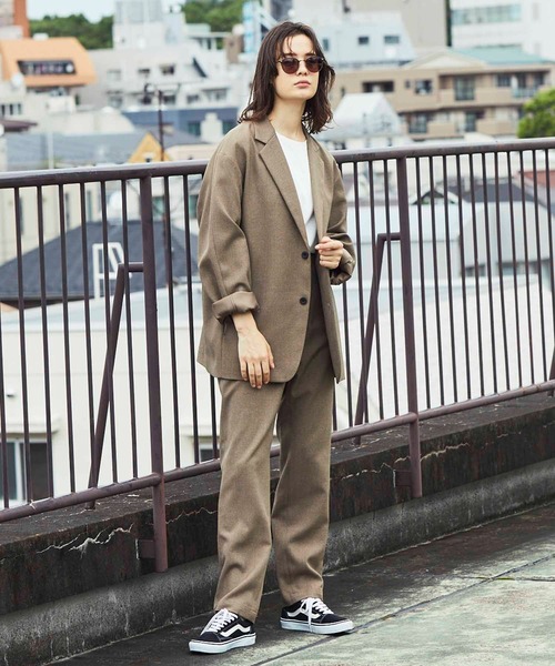 「MAISON SPECIAL」 パンツ 44 ブラウン メンズ_画像4