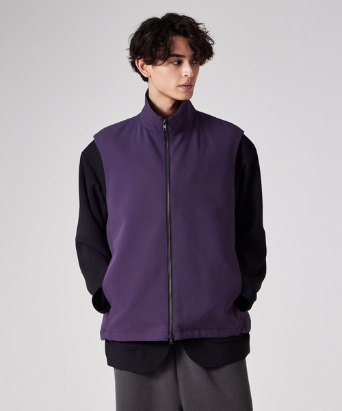 Paul Smith ポールスミス ベスト ジレ パープル 紫 チェック M PS Paul Smith ベスト ジレ ライトドライテクスチャー / 252750 EXW01