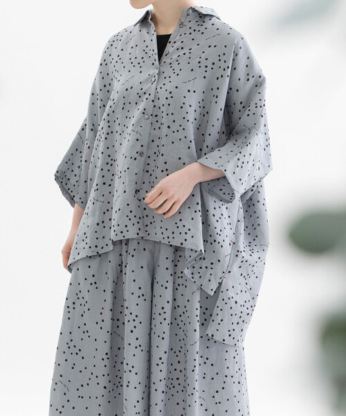 nop de nod（ノップドゥノッド） ブラウス シャツ Cieラミースクエアー