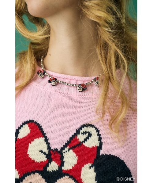 Disney SERIES CREATED by MUS ニット セーター MD FACE KNIT