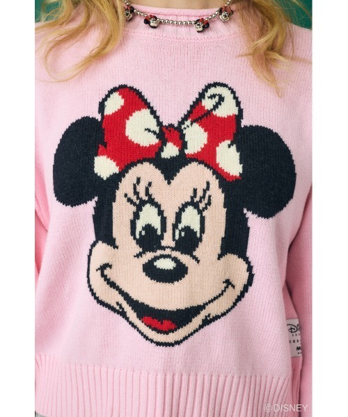 Disney SERIES CREATED by MUS ニット セーター MD FACE KNIT