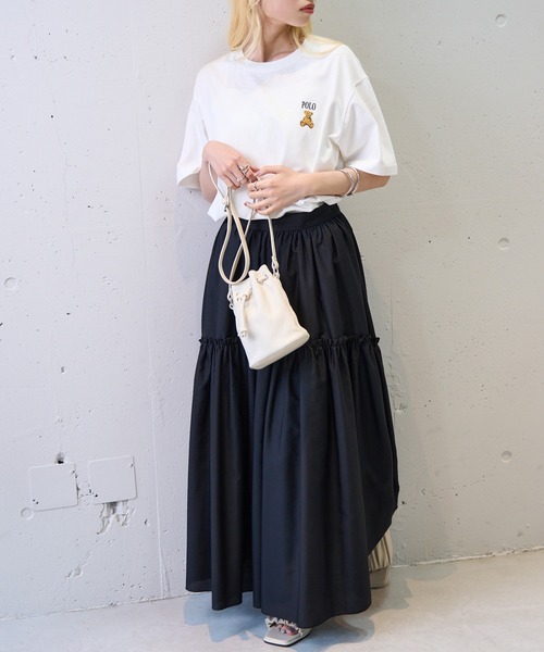 「POLO BCS」 半袖Tシャツ X-SMALL ピンク レディース_画像7