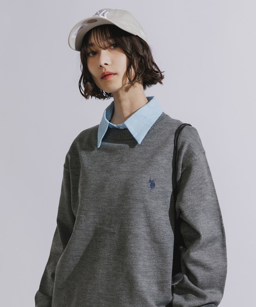 U.S. POLO ASSN.（ユーエスポロアッスン） セーター ニット クルー