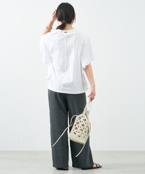 「MICA&DEAL」 半袖Tシャツ FREE ベージュ レディース_画像7