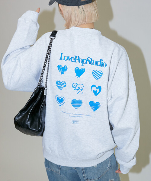 &amp; LOVE✨トレーナー kaoyorinakami トレーナー スウェット love sweat / ラブスウェット