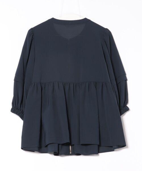 「Rose Tiara」 ジップアップブルゾン 46 ベージュ レディース_画像2