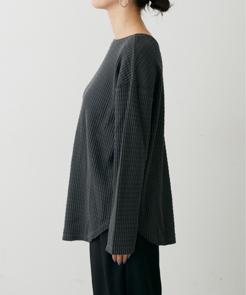 LARUTA（ラルータ） tシャツ 「LARUTA」長袖ワッフルカットソーT