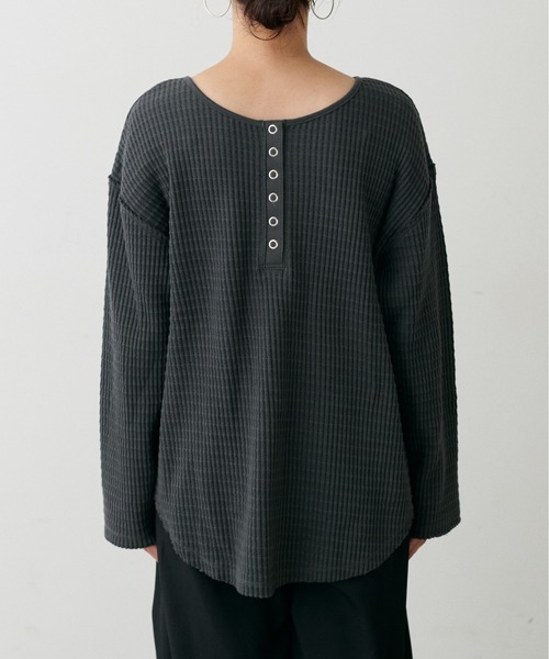 LARUTA（ラルータ） tシャツ 「LARUTA」長袖ワッフルカットソーT