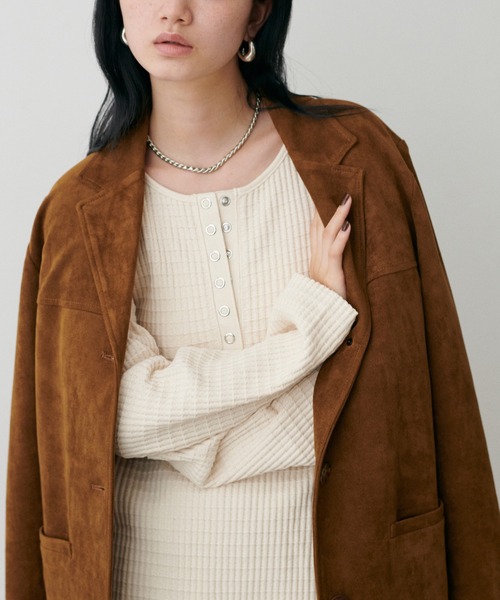 LARUTA（ラルータ） tシャツ 「LARUTA」長袖ワッフルカットソーT