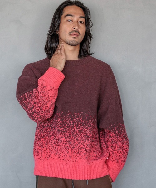 HEREIAM セーター ニット 「HEREIAM MEN」ユニセックス/グラデーション
