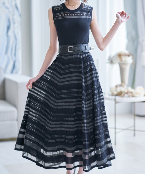 「emiriawiz」 ノースリーブワンピース SMALL ブラック レディース_画像5