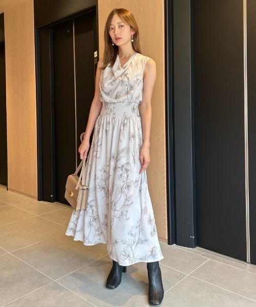 FRAY I.D ベージュノースリーブワンピース FRAY I.D（フレイ・アイディー） ノースリーブワンピース 00 ベージュ