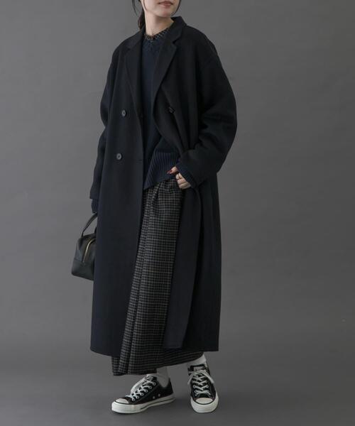 FORK&SPOON　リバーロングコート　GRAY アーバンリサーチ ドアーズ URBAN RESEARCH DOORS FORK&SPOON リバー