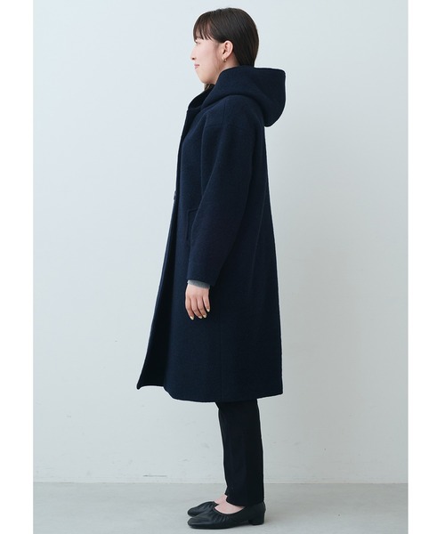 「IEDIT」 コート L ネイビー レディース_画像6