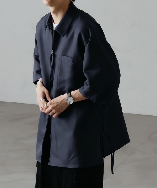 「epnok」 半袖シャツ LARGE チャコールグレー メンズ_画像8