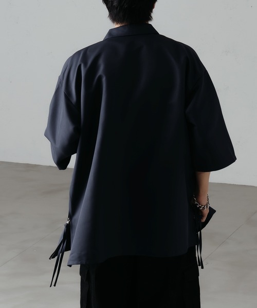 「epnok」 半袖シャツ LARGE チャコールグレー メンズ_画像9