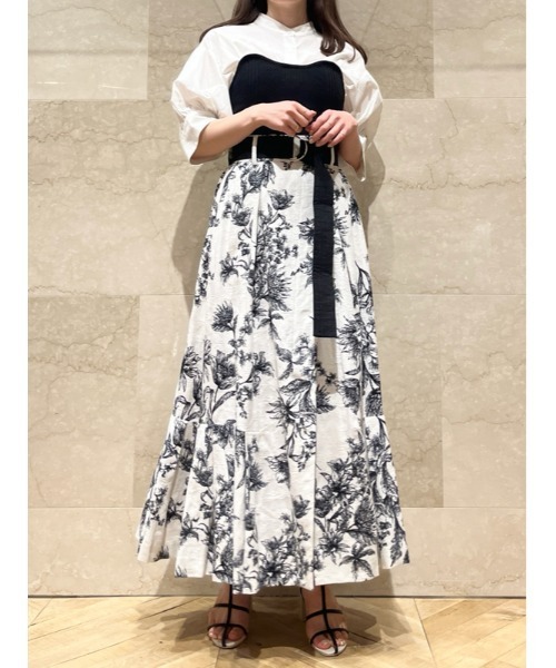 SNIDEL（スナイデル） フレアスカート 0 ベージュ レディース