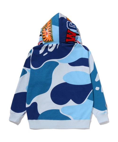 ABC camoフルジップシャークパーカー ABC CAMO SEPARATE SHARK FULL ZIP HOODIE | bape.com