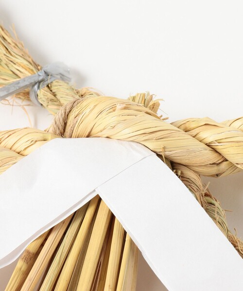 BEAMS JAPAN（ビームス ジャパン） インテリア 天草 しめ縄 玄関 丸