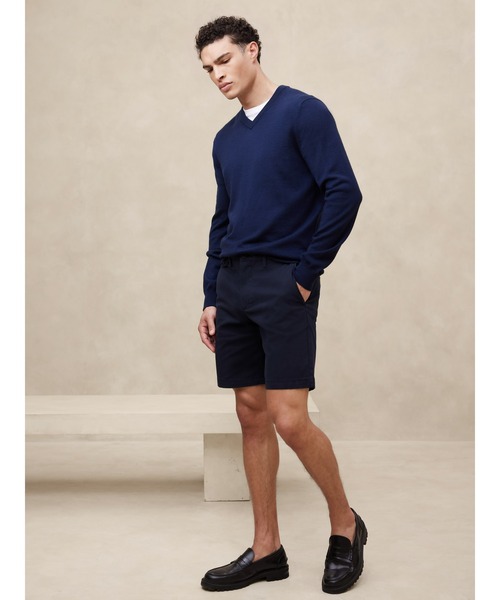 「BANANA REPUBLIC FACTORY STORE」 ハーフパンツ 29 ネイビー メンズ_画像3