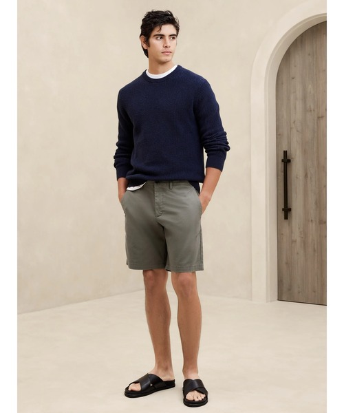 「BANANA REPUBLIC FACTORY STORE」 ハーフパンツ 29 ネイビー メンズ_画像4