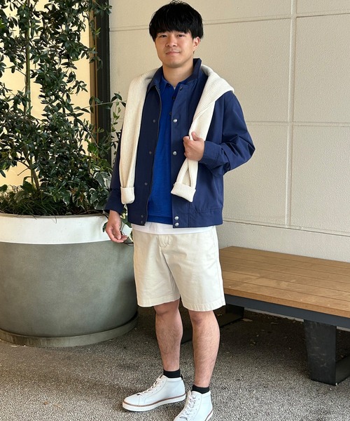 「BANANA REPUBLIC FACTORY STORE」 ハーフパンツ 29 ネイビー メンズ_画像6