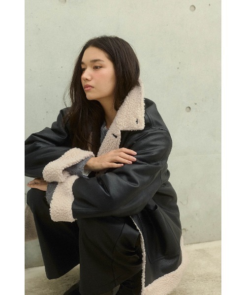 アリシアスタン　コート ALEXIA STAM（アリシアスタン） コート アウター Reversible Boa