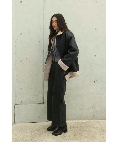 アリシアスタン　コート ALEXIA STAM（アリシアスタン） コート アウター Reversible Boa