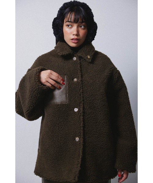 ALEXIASTAM アリシアスタン ブルゾン アウター ALEXIA STAM（アリシアスタン） コート アウター Reversible Boa