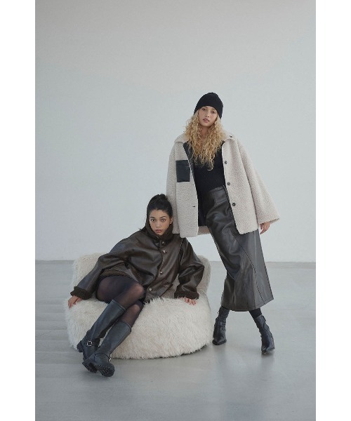 ALEXIA STAM（アリシアスタン） コート アウター Reversible Boa