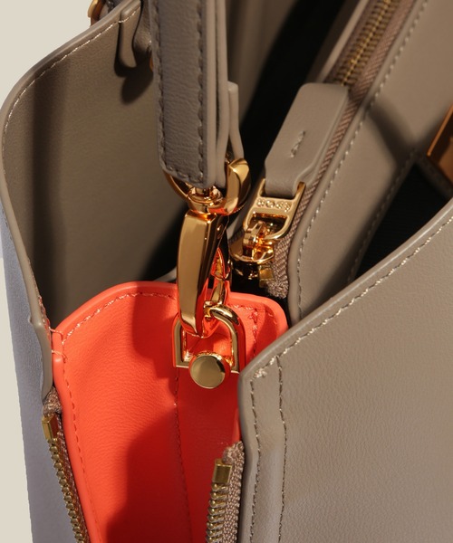 「E'POR」 2WAYバッグ FREE ダークブラウン レディース_画像8