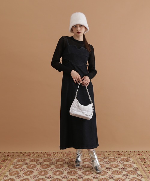 「N.（N. Natural Beauty Basic）」 長袖ニット MEDIUM ブラック レディース_画像2