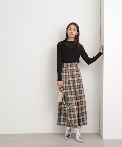 「N.（N. Natural Beauty Basic）」 長袖ニット MEDIUM ブラック レディース_画像7