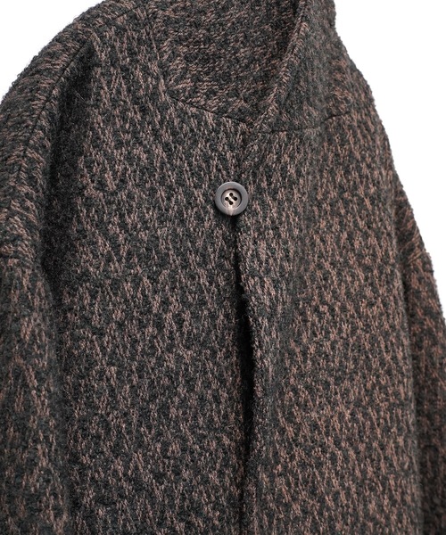 コート ジャケット MODERN TWEED GOWN COAT メンズ レディースの画像