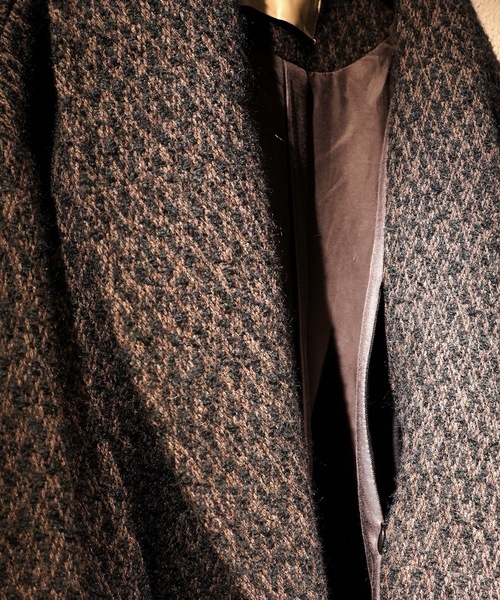 コート ジャケット MODERN TWEED GOWN COAT メンズ レディースの画像