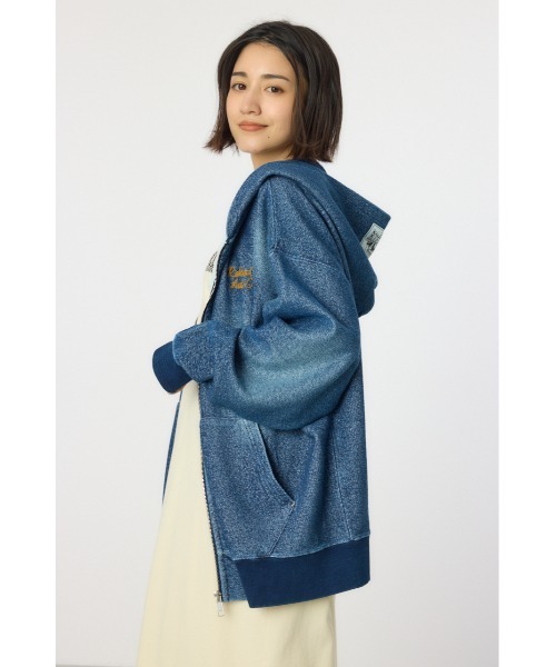 「RODEO CROWNS WIDE BOWL」 ジップアップパーカー MEDIUM ブラック レディース_画像9