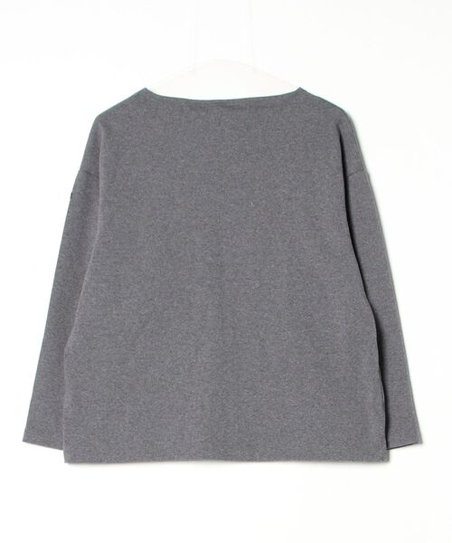 「SAINT JAMES」 ボーダー柄長袖カットソー SM ピンク レディース