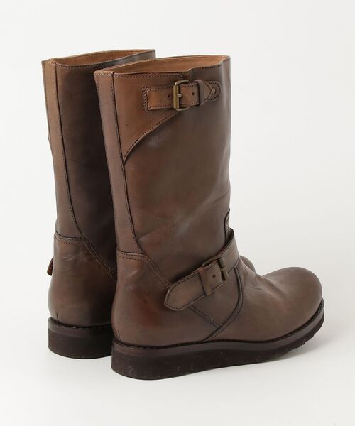 「JOHNNY MOKE」 ブーツ 39 ブラウン レディース_画像2